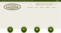 Desktop Screenshot of palatine.il.us